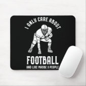 私はサッカーの気にことで、3人が好き マウスパッド (マウス)
