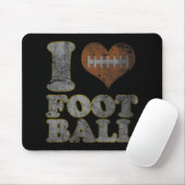 私はサッカーの男性、女性の子供が大好き マウスパッド (マウス)