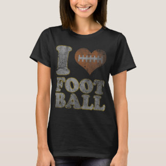 私はサッカーの男性、女性の子供が大好き Tシャツ
