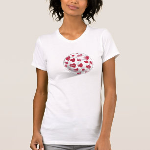 私はサッカーを愛します Tシャツ