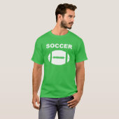 私はサッカーを愛します Tシャツ (正面フル)