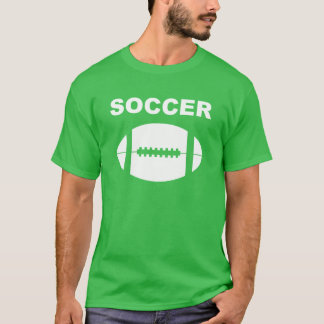 私はサッカーを愛します Tシャツ