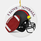 私はサッカーモダントレンディーが大好き セラミックオーナメント (裏面)