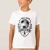 私はサッカー生まれに行き遊た。 Tシャツ (正面)