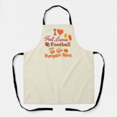 私はサッカー紅葉とカボチャのスパイスが大好き。 エプロン (正面)