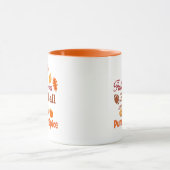 私はサッカー紅葉とカボチャのスパイスが大好き。 マグカップ (中央)