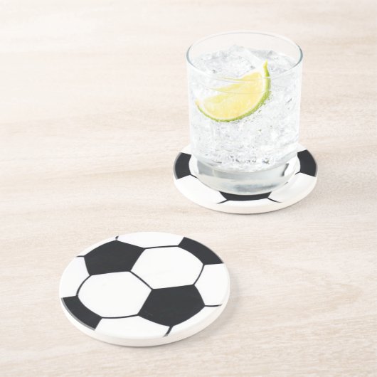 私はサッカー(サッカー)の試合のハートが大好き:私は愛 コースター (側面)