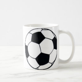 私はサッカー（サッカー）の試合のハートが大好き：私は愛 コーヒーマグカップ