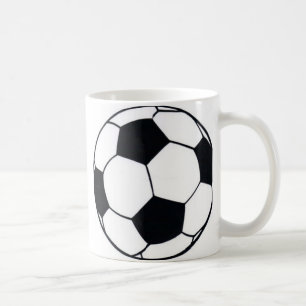 私はサッカー(サッカー)の試合のハートが大好き:私は愛 コーヒーマグカップ