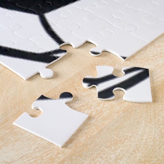 私はサッカー(サッカー)の試合のハートが大好き:私は愛 ジグソーパズル (側面)