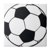 私はサッカー(サッカー)の試合のハートが大好き:私は愛 タイル (正面)