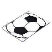 私はサッカー(サッカー)の試合のハートが大好き:私は愛 ノートブック (左側)