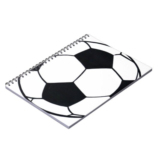 私はサッカー(サッカー)の試合のハートが大好き:私は愛 ノートブック (左側)