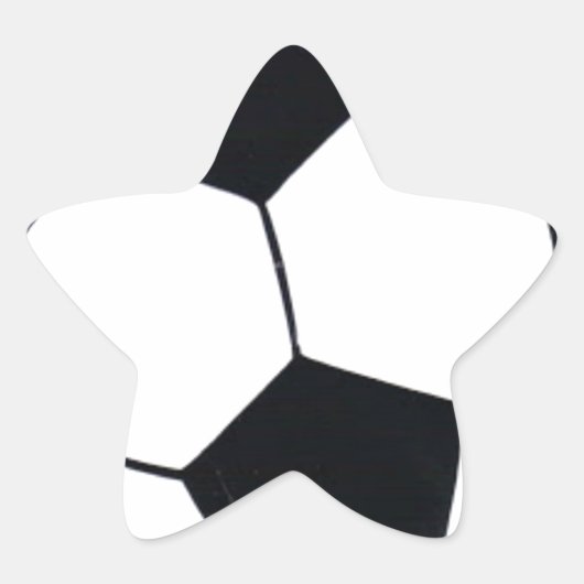 私はサッカー（サッカー）の試合のハートが大好き：私は愛 星シール (正面)