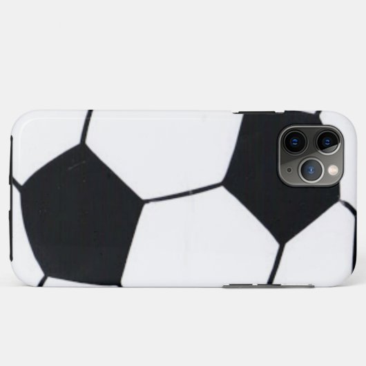 私はサッカー(サッカー)の試合のハートが大好き:私は愛 Case-Mate iPhoneケース (裏面(横))