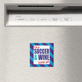 私はサッカー&ワインキンダギャル マグネット (インサイチュ (食洗機))