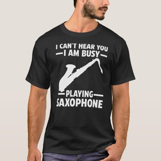私はサックス忙しサ遊ックス Tシャツ (正面)