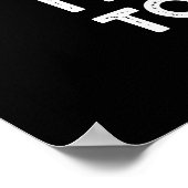 私はサッシーのコーヒーパンDark BGを扱うラテである ポスター (角)