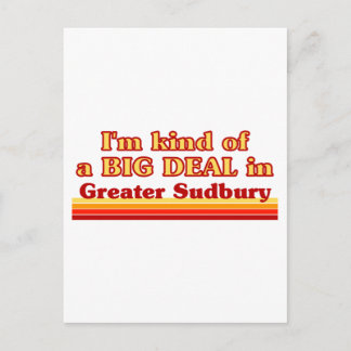 私はサドベリーの大物素晴らしだ ポストカード