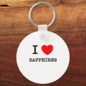 私はサファイアを愛する キーホルダー (正面)