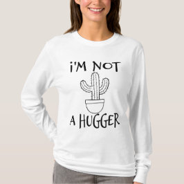 私はサボテンではないおもしろい Tシャツ