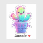 私はサボテンにかわいい多肉性デザイン シール (シート)