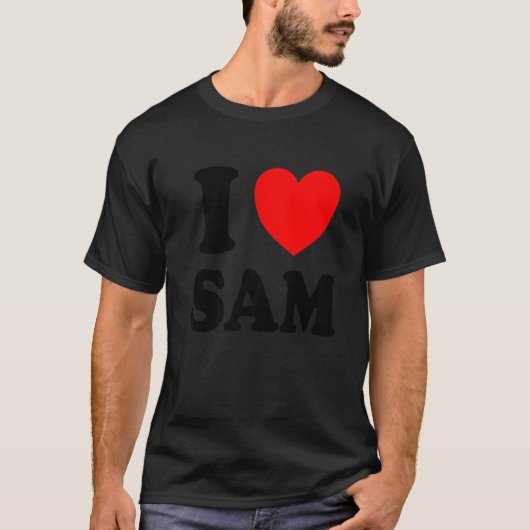 私はサムが大好き Tシャツ (正面)
