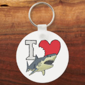 私はサメが大好き キーホルダー (正面)