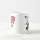 私はサメが大好き コーヒーマグカップ (中央)