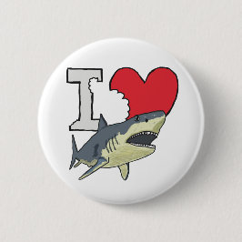 私はサメが大好き 缶バッジ