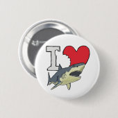 私はサメが大好き 缶バッジ (正面&裏面)