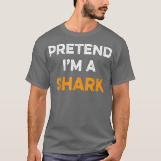 私はサメの簡単安いマッチングのハロウィーンであるフリ Tシャツ