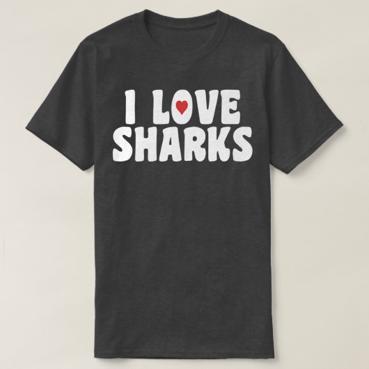 私はサメを愛する397 Tシャツ (デザイン正面)