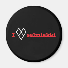 私はサルミアッキが好き マグネット