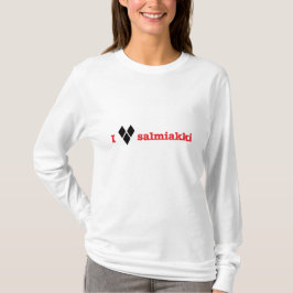 私はサルミアッキが好き Tシャツ