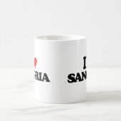 私はサングリエを愛します コーヒーマグカップ (中央)