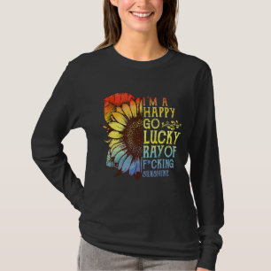 私はサンシャインサンフラワーLgbのハッピーゴーラッキーレイ Tシャツ