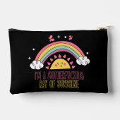 私はサンシャインバスタオルのセットの母の光だ アクセサリーポーチ (裏面)