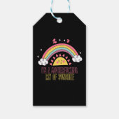 私はサンシャインバスタオルのセットの母の光だ ギフトタグ (正面)