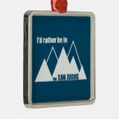 私はサンジュアンズ山に居たい メタルオーナメント (右)