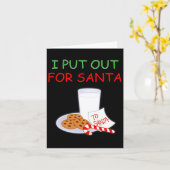 私はサンタか素敵ないけなクリスマスに出かけた カード (黄色い花)