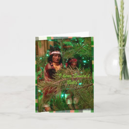 "私はサンタの鐘"のメッセージカード聞きます シーズンカード