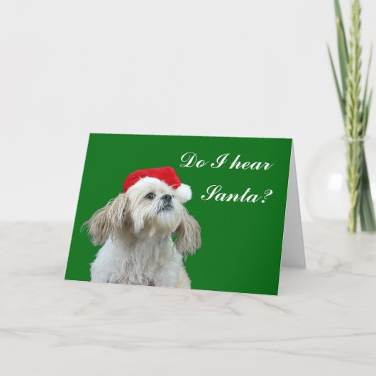 私はサンタを聞きますか。 シーズンカード (正面)