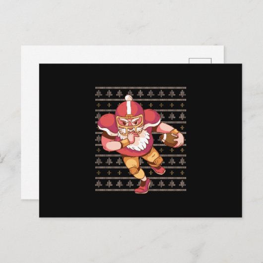 私はサンタカレッジフットボールの為にそれをする ポストカード (正面/裏面)