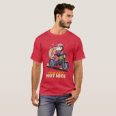 私はサンタクいけなリスマスギフトがおもしろい苦手だ Tシャツ (正面フル)