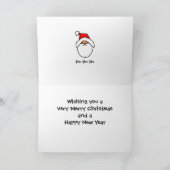 私はサンタクロースです シーズンカード (内部)