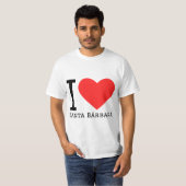 私はサンタバーバラが大好き Tシャツ (正面フル)