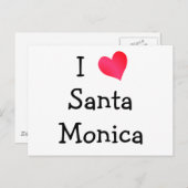 私はサンタモニカが大好き ポストカード (正面/裏面)