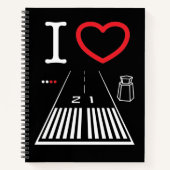 私はサンタモニカ空港滑走路21 / 3 ノートブック (正面)