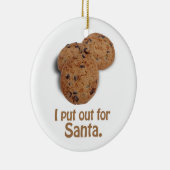 私はサンタ- .pngのために消しました セラミックオーナメント (右)